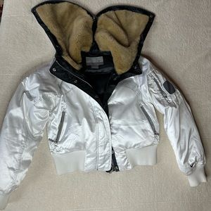 Women’s Nike cropped puffer jacket from Y2K